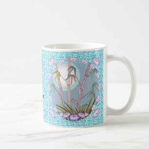 Bambus Lotus Mond Kaffeetasse