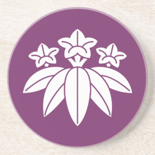 Bambus-Stil-Enzian Getränkeuntersetzer