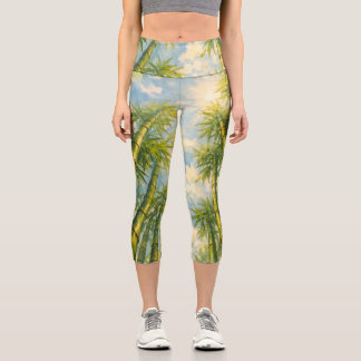 Bambus Stretch Capri Leggings