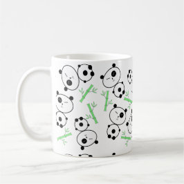 Bambus und Pandas Tasse