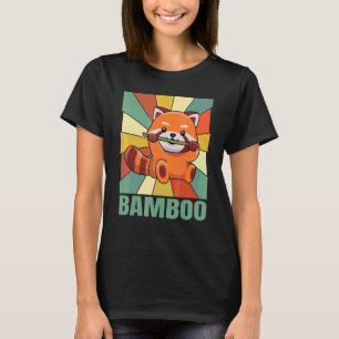 Bambus-Zitat für einen roten Panda-Experten T-Shirt