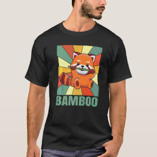 Bambus-Zitat für einen roten Panda-Experten T-Shirt