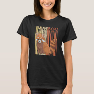 Bambus-Zitat für einen roten Panda-Zoologen T-Shirt