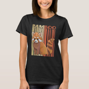 Bambus-Zitat für einen roten Panda-Zoologen T-Shirt