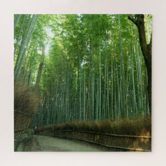 BambusForrest in Arashiyama, Sagano, Kyoto, Japan Puzzle