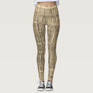 Bambusmuster Leggings