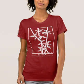 BambusPflanze - (weiß auf dunklen Farben) T-Shirt