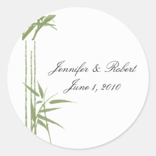 Bambusschönheits-Umschlag Aufkleber und Aufkleber