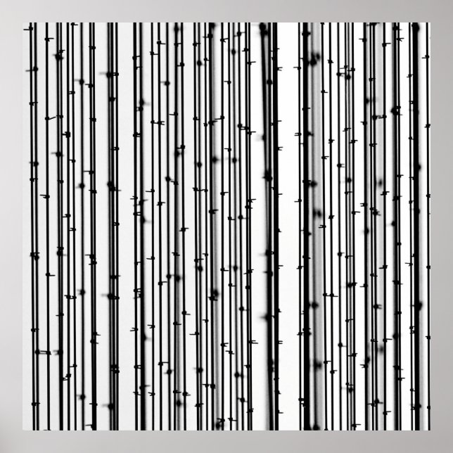 Bambustapete Poster (Vorne)