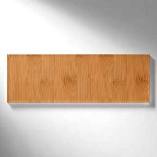 Bambustoast-hölzerner Korn-Blick Namenschild