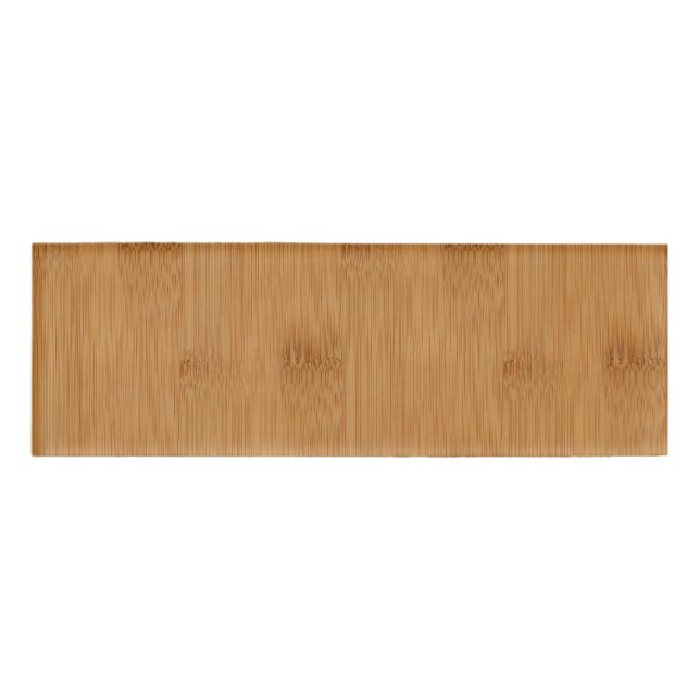 Bambustoast-hölzerner Korn-Blick Namenschild (Vorderseite)