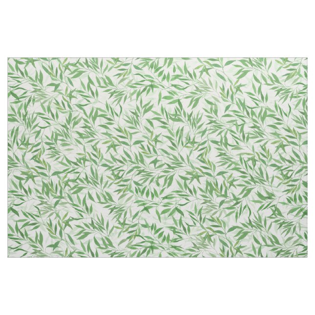 Bambuszweige Wasserfarben Weingärten Stoff (Yard (91,4 cm))
