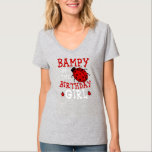 Bampy Of The Birthday Girl Ladybug Bday Party T-Shirt<br><div class="desc">Bampy Of The Birthday Girl Ladybug Bday Party Celebration Gift. Perfect gift for your dad,  mom,  dad,  men,  women,  friend and family members on Thanksgiving Day,  Christmas Day,  Mothers Day,  Fathers Day,  4th of July,  1776 Independent Day,  Veterans Day,  Halloween Day,  Patrick's Day</div>