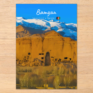 Bamyan, Afghanistan - Buddha-Kliffental Acryleinladungen