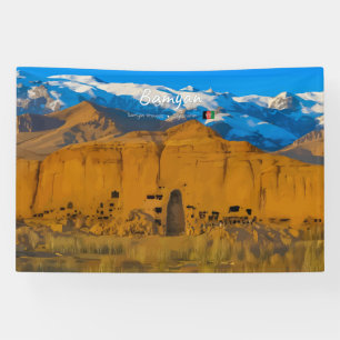 Bamyan, Afghanistan - Buddha-Kliffental Banner