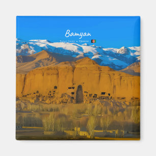 Bamyan, Afghanistan - Buddha-Kliffental Magnet