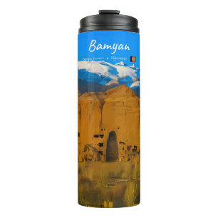 Bamyan, Afghanistan - Buddha-Klippen Tal Thermosbecher