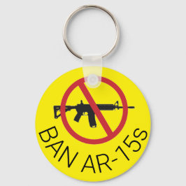 Ban AR-15s benutzerdefinierbar Schlüsselanhänger