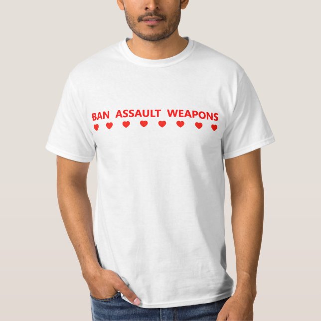 Ban Assault Waffen T-Shirt (Vorderseite)