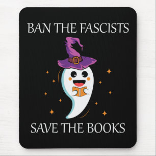 Ban die Faschisten Rettete das Büchergeschenk für Mousepad