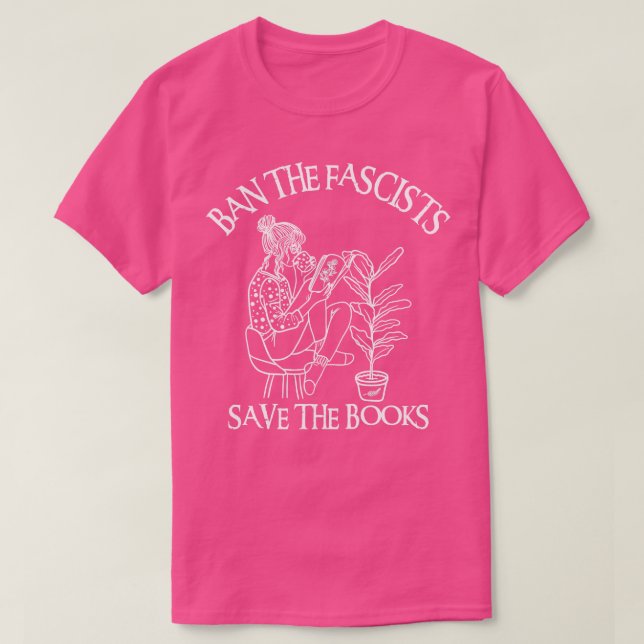 Ban Die Faschisten Rettete die Bücher 8 T-Shirt (Design vorne)