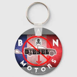 Ban Diesel Motors - rund Schlüsselanhänger