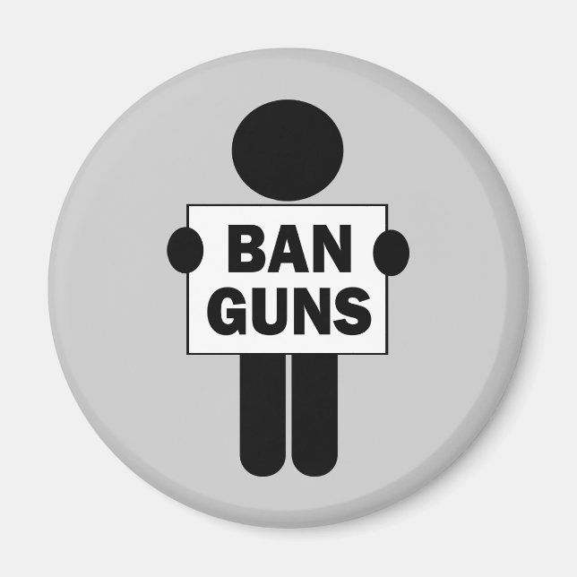 Ban Guns Magnet (Vorne)