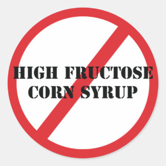 Ban High Fructose Cornsirup Sticker