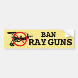 Ban Ray Guns Autoaufkleber