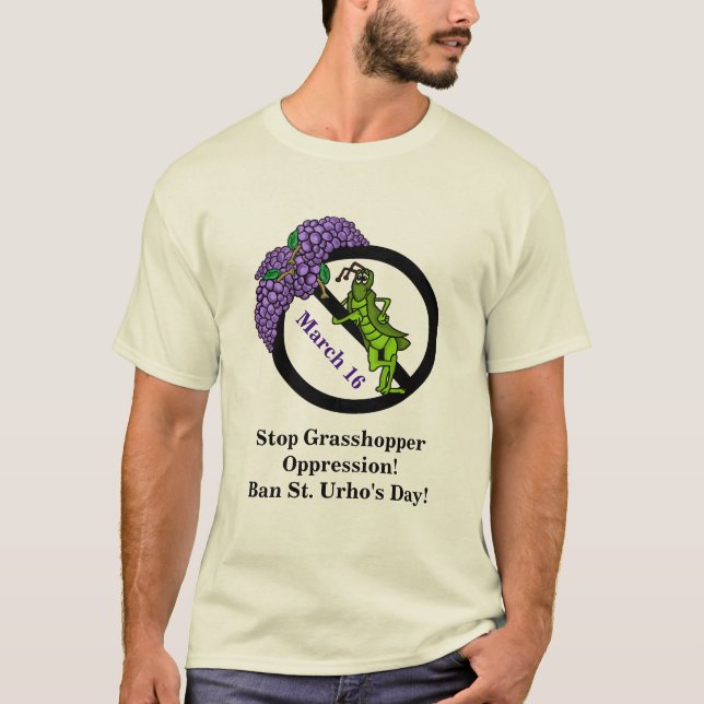 Ban St. Urho's Day T - Shirt (Vorderseite)