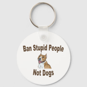 Ban Stupid People Notebook Schlüsselanhänger