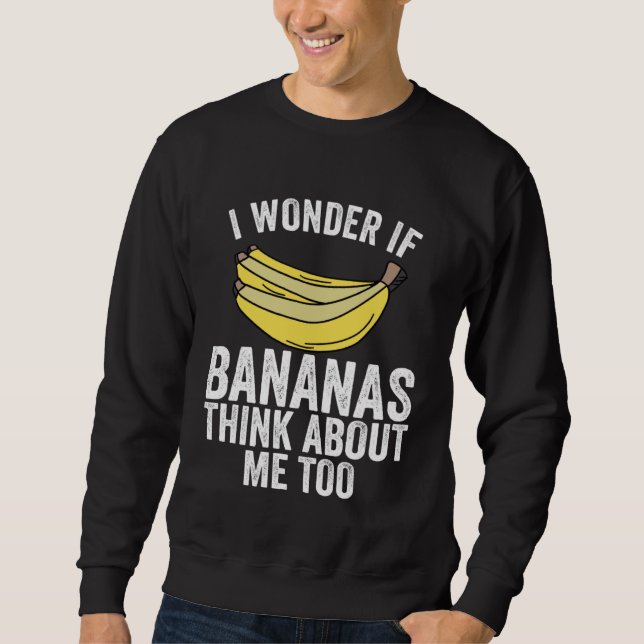 Banana Apparel Fruit  for A Banana Themed Party Sweatshirt (Vorderseite)
