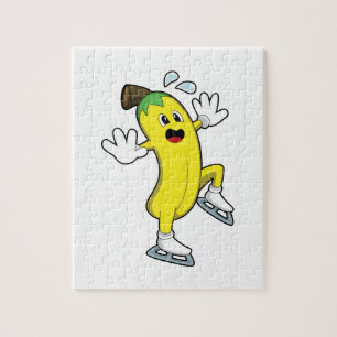 Banana at Ice Skaten mit Ice-Skaten.PNG Puzzle