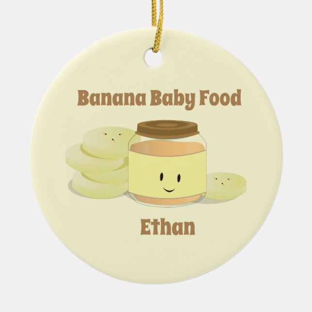 Banana Baby Food Cartoon | Ornament (Vorne)