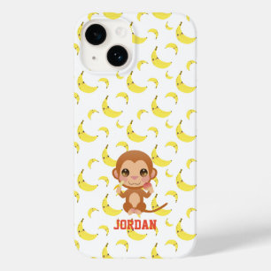 Banana Baby Monkey Happy Birthday Case-Mate iPhone 14 Hülle