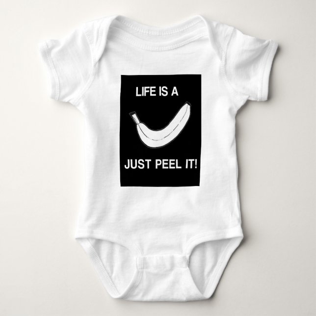 Banana Baby Strampler (Vorderseite)