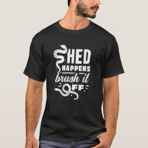 Banana Ball Python Herpetologe Shed passiert Brus T-Shirt