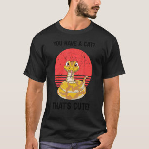Banana-Ball-Python- und Noodle-Reptil-Designs 10 T-Shirt