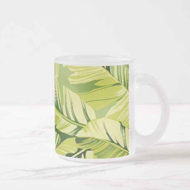 Banana-Blätter 5 Mattglastasse (Rechts)