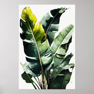 Banana Blätter Art Print Poster