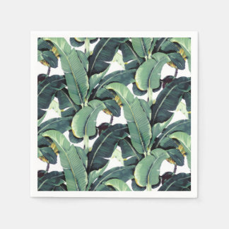 Banana Blätter Palm Tree Tropical Paper Napkins Serviette