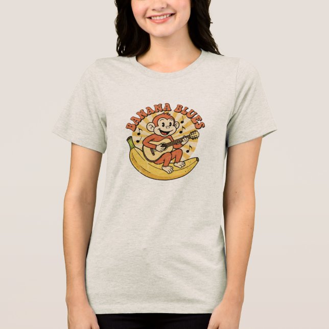 BANANA BLUES Tri-Blend SHIRT (Vorderseite)