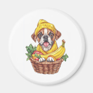 Banana Boxer � Lustiger Frucht Hund Magnet