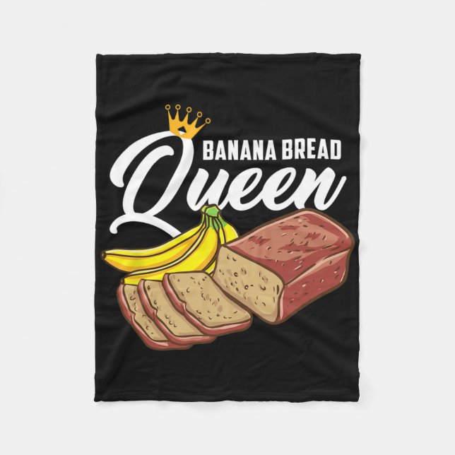 Banana Bread Queen Banana Bread  Fleecedecke (Vorderseite)