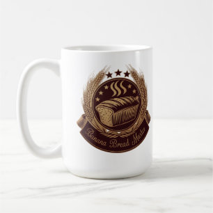 "Banana Broad Master Emblem - Rustikale Bäckerei L Kaffeetasse