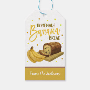 Banana Brot Geschenkmarke Geschenkanhänger