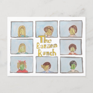 Banana Bunch Postkarte