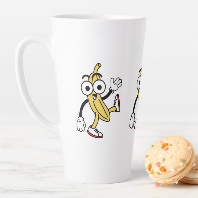 Banana-Cartoon Milchtasse (Beispiel)