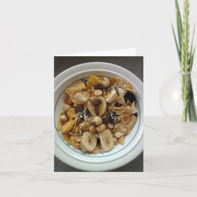 Banana Chip Gun Show Greetings Card Karte (Vorderseite)