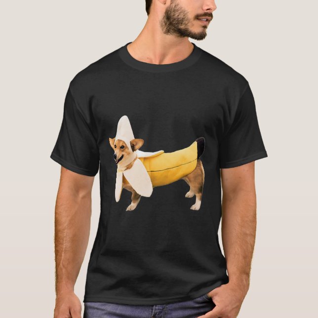 Banana Corgi 827 T-Shirt (Vorderseite)